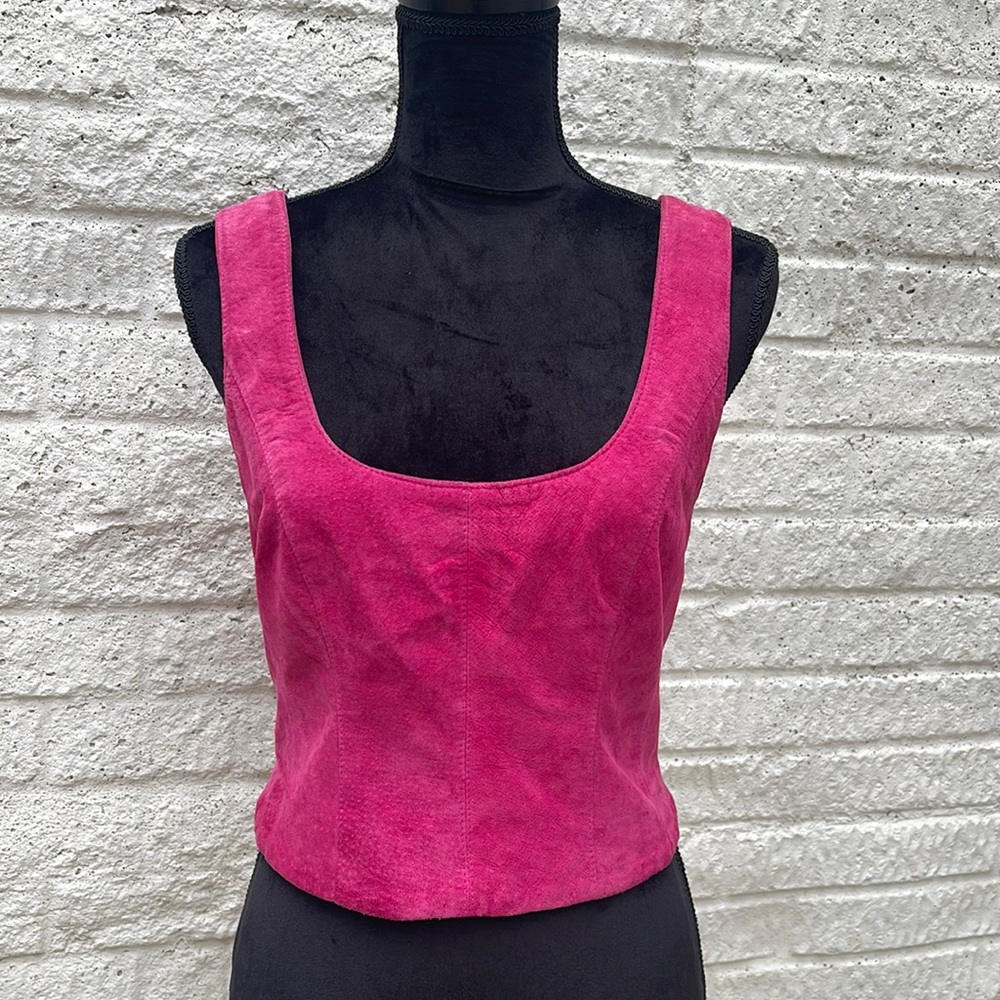 Vintage Danier Leather Top